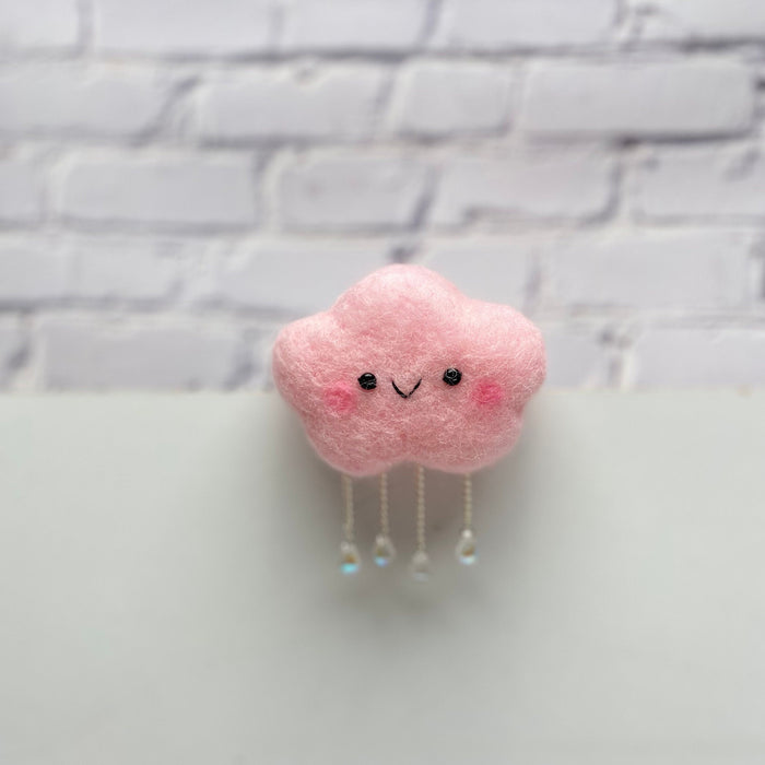 Smiling Cloud Fridge Magnet - Assorted colors