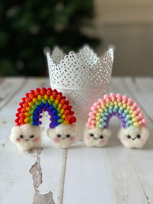 3” Rainbow Baby Photography Prop Soft Pastel