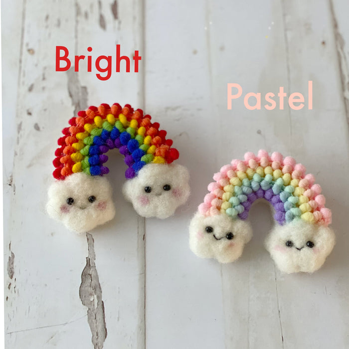 3” Rainbow Baby Photography Prop Soft Pastel