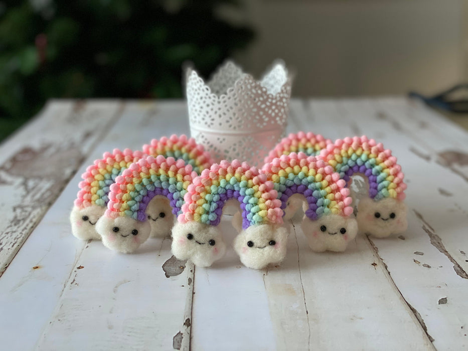 3” Rainbow Baby Photography Prop Soft Pastel