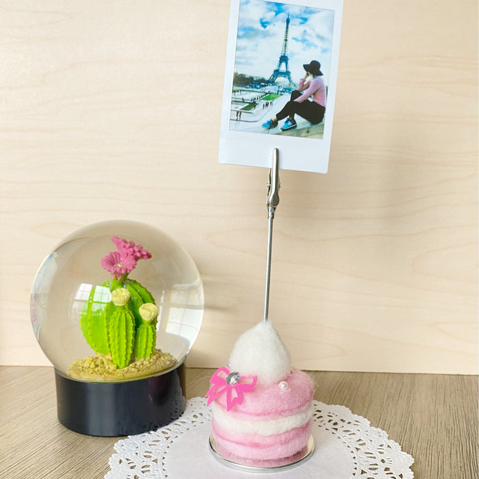 Macaroon photo holder - Assorted colors