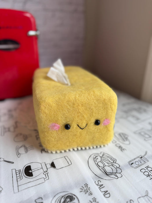 Butter Stick Tissue Box Cover