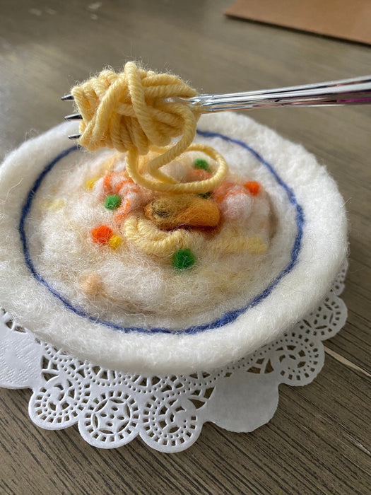 Seafood Spaghetti Fridge Magnet