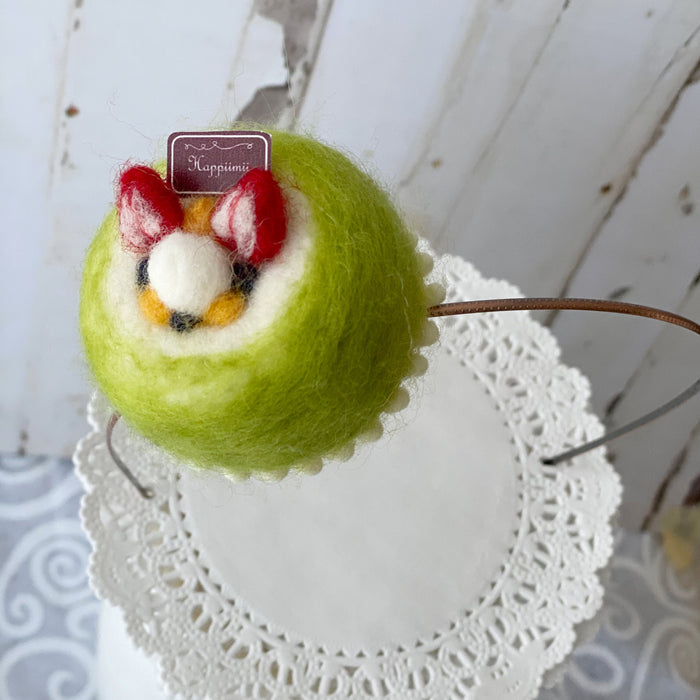 Matcha Cake Party headband