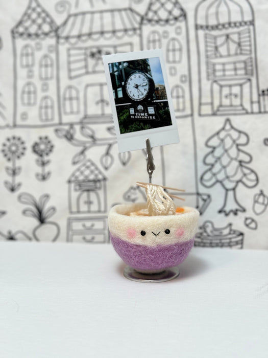 Japanese Ramen photo holder - purple