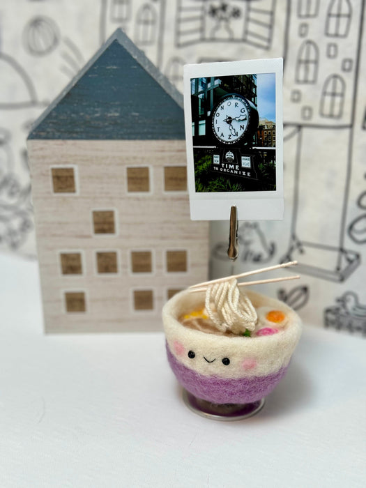 Japanese Ramen photo holder - purple