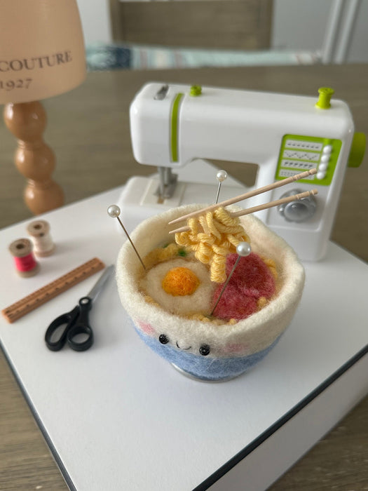 Instant noodle Spam & Egg Pincushion
