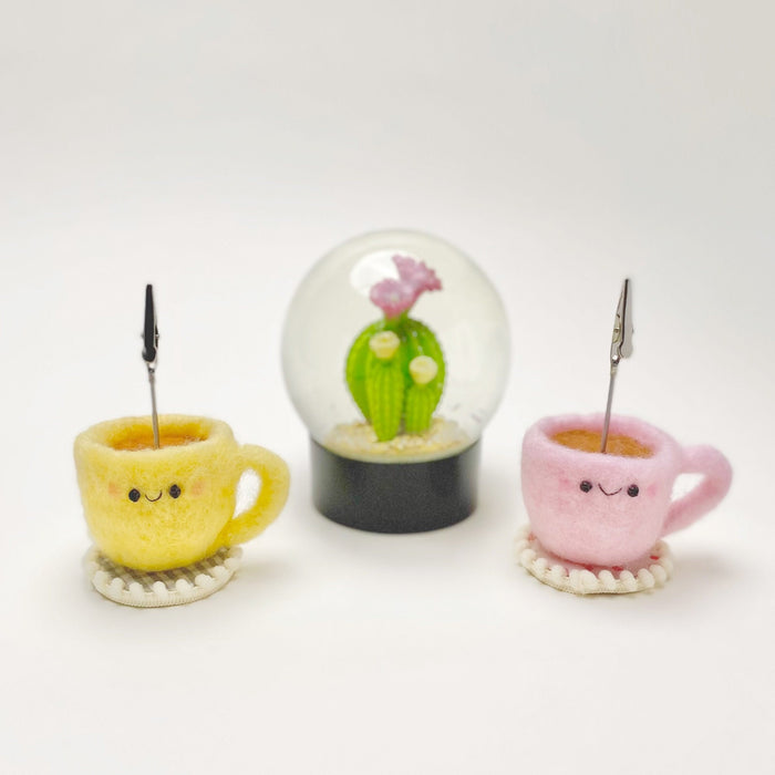 Coffee cup photo holder - Assorted colors