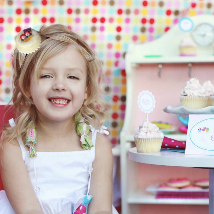 Strawberry Cheese Cake Party headband