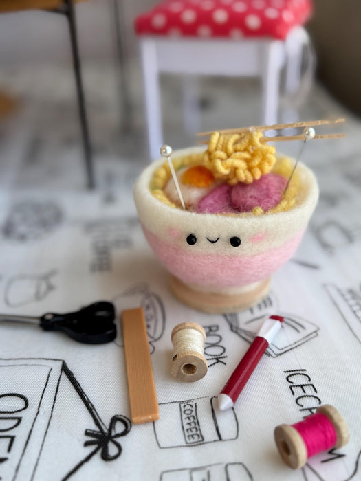 Instant noodle Spam & Egg Pincushion