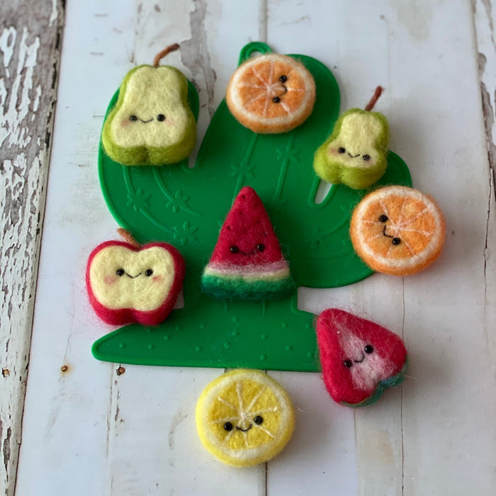 Apple Pear Fridge Magnet