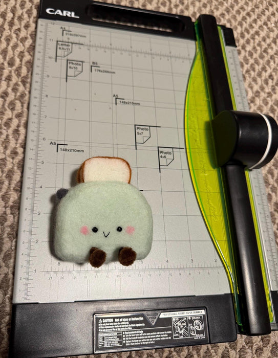 Retro Toaster Plush Fridge Magnet