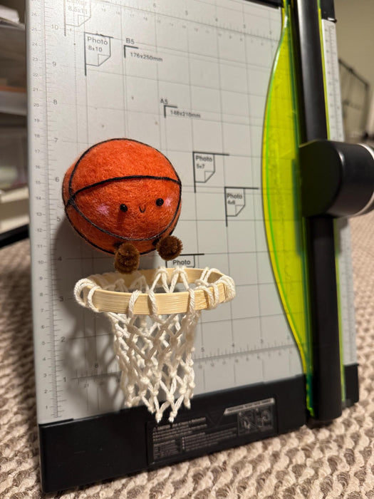 Basketball Loop Fridge Magnet