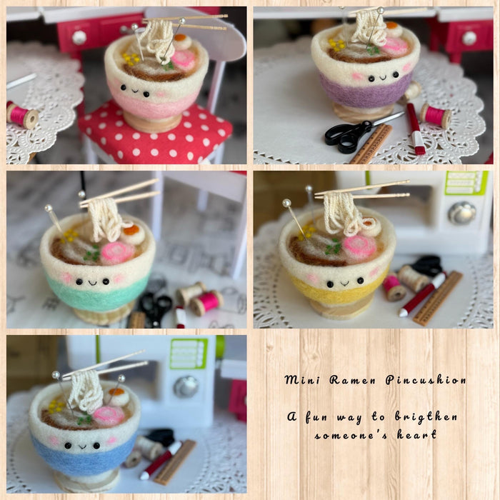 Japanese Ramen pincushion - Assorted colors
