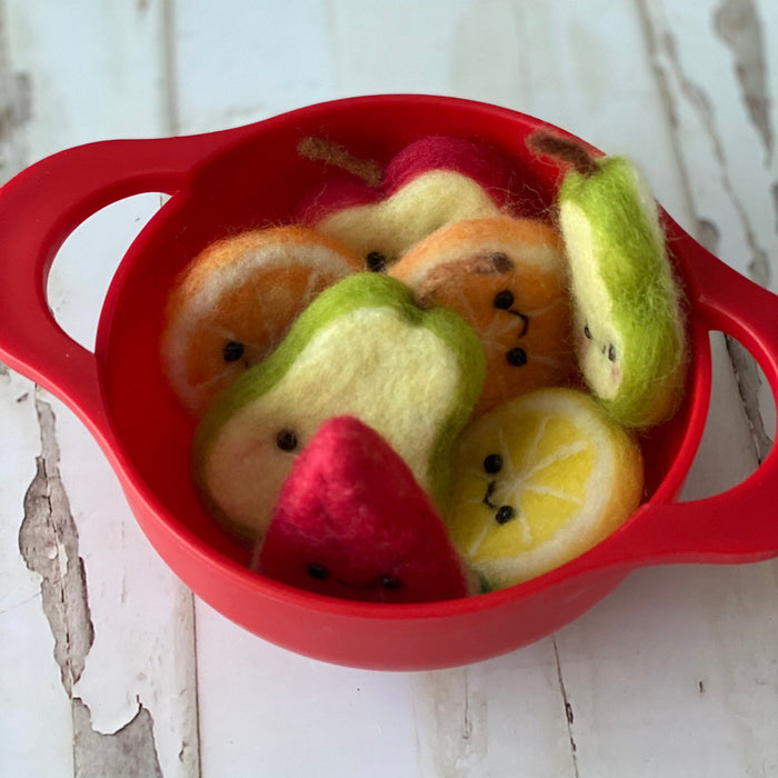 Orange Lemon Fridge Magnet - Assorted fruits