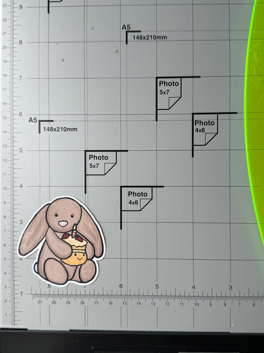 2.5” Plush Bunny Rabbit sticker