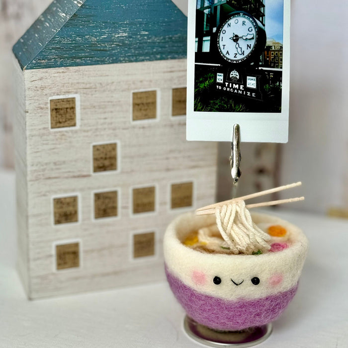 Japanese Ramen photo holder - purple