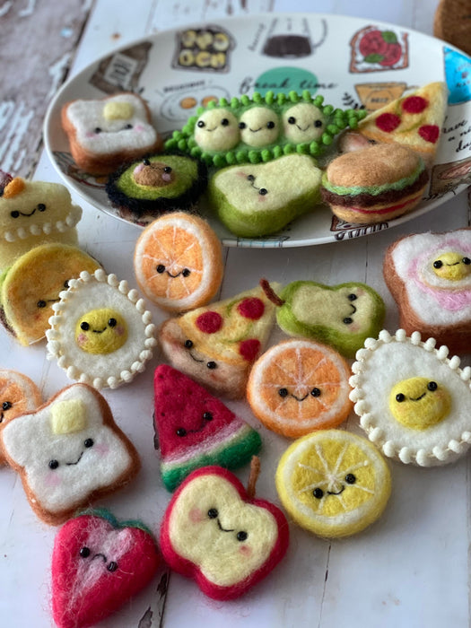 Orange Lemon Fridge Magnet - Assorted fruits