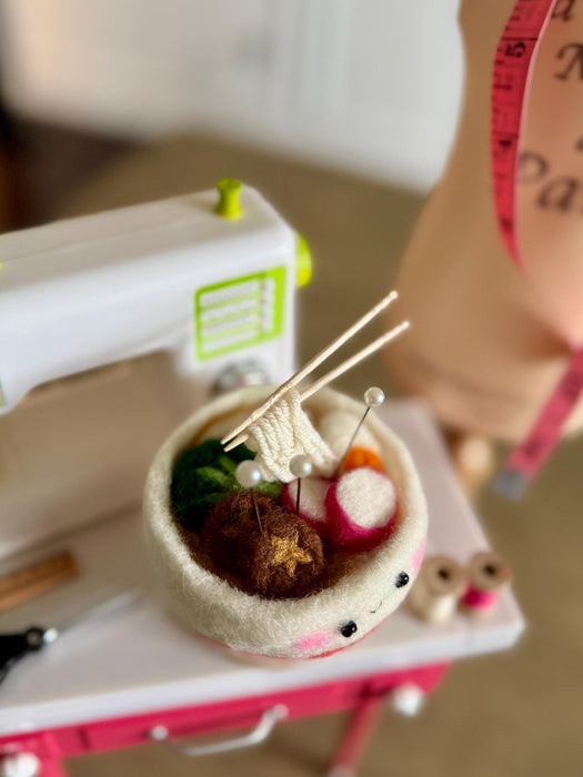 Vegetarian Ramen Pincushion
