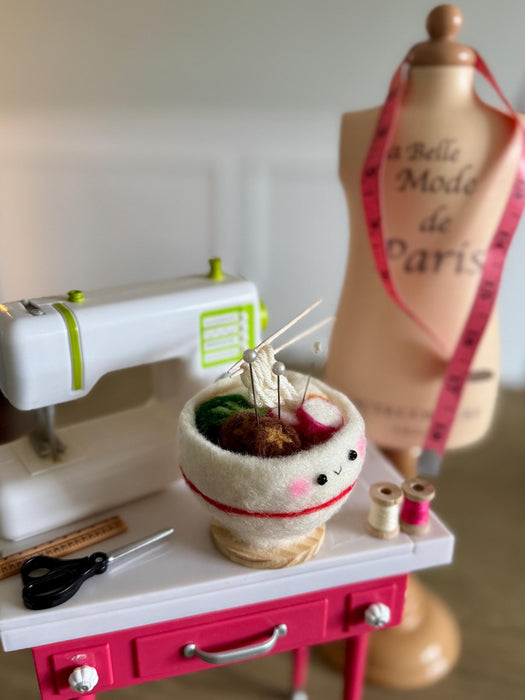 Vegetarian Ramen Pincushion