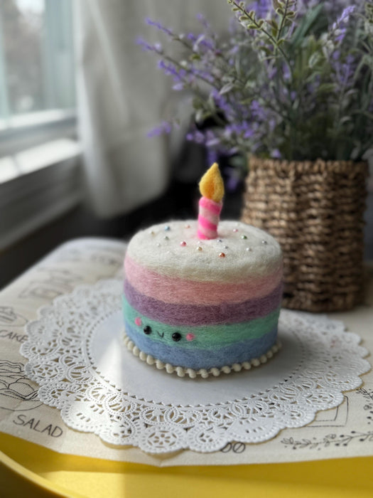 Rainbow layered Cake