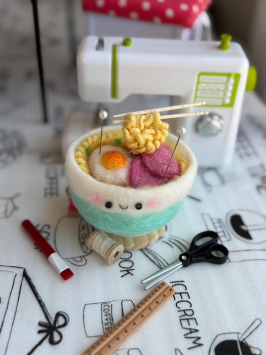 Instant noodle Spam & Egg Pincushion