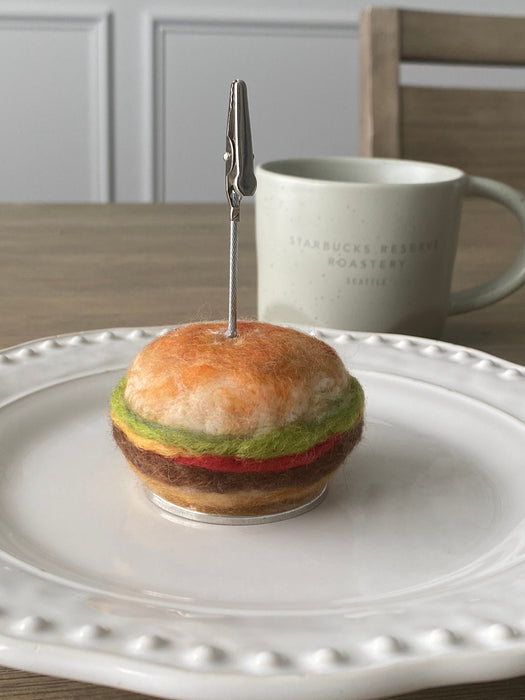 Hamburger photo holder