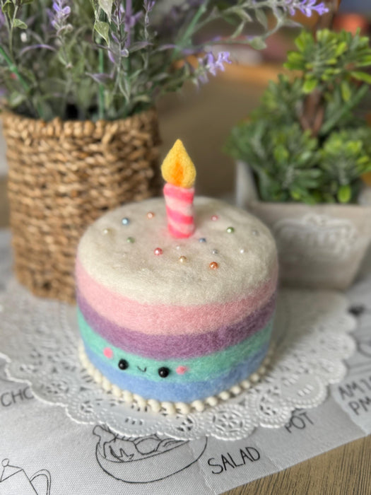 Rainbow layered Cake