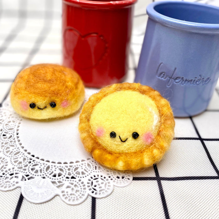 Fresh Bun Egg Tart Fridge Magnet