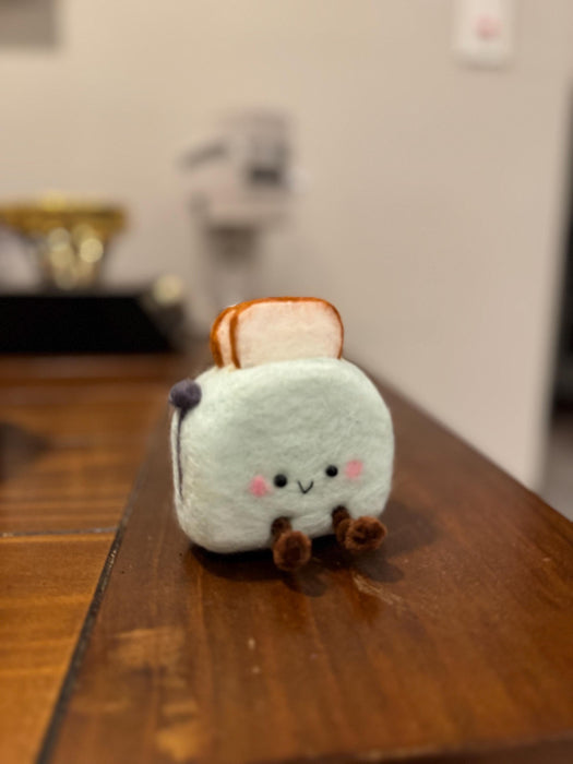 Retro Toaster Plush Fridge Magnet