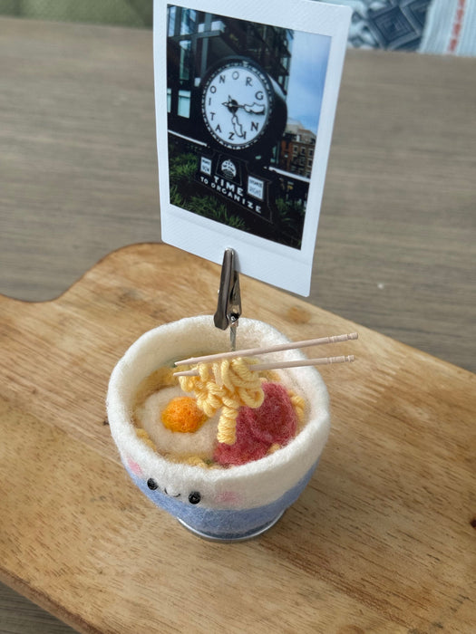 Instant Noodle photo holder - Ham & Egg