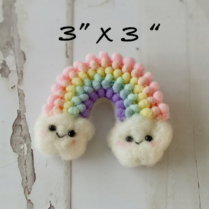 3” Rainbow Baby Photography Prop Soft Pastel