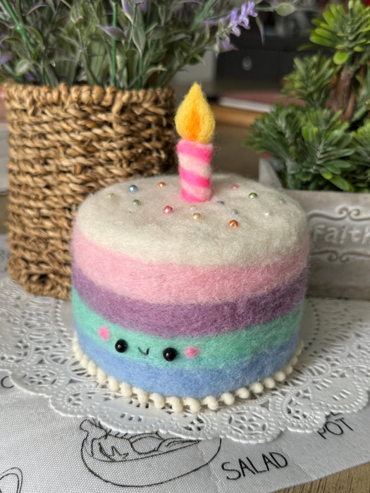 Rainbow layered Cake