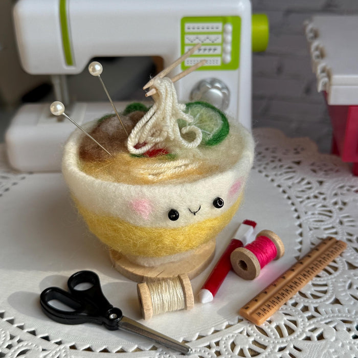 Vietnamese Pho noodle pincushion - Assorted colors