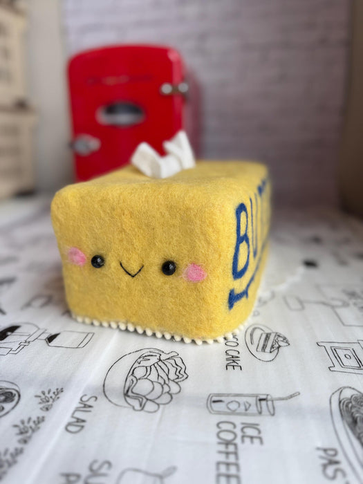 Butter Stick Tissue Box Cover