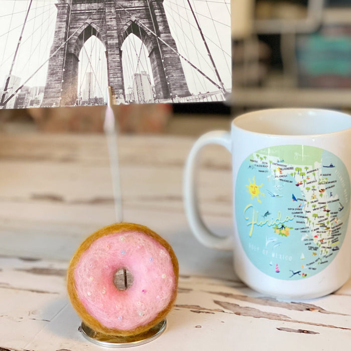 Strawberry Blueberry Flavor Donut photo holder