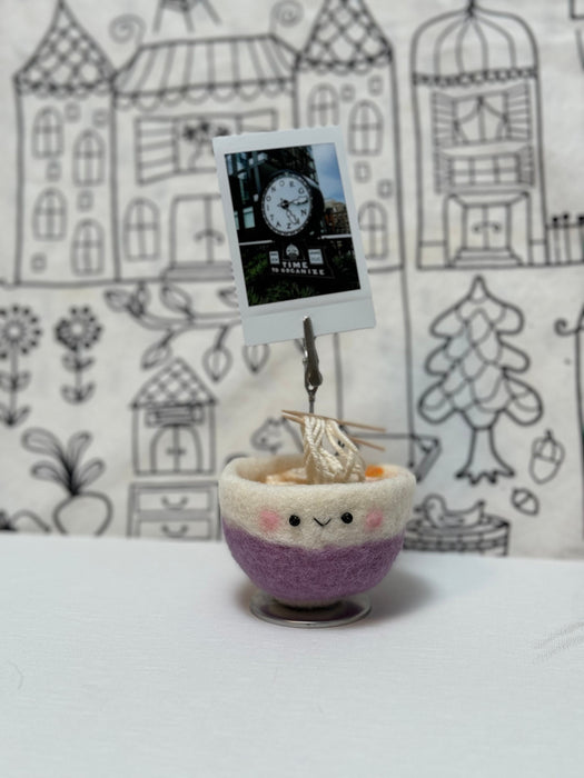 Japanese Ramen photo holder - purple