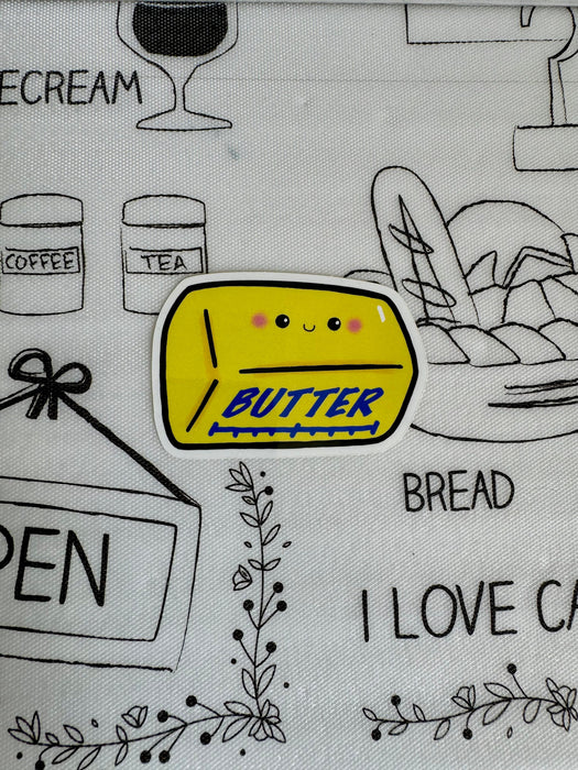 2.5” butter sticker