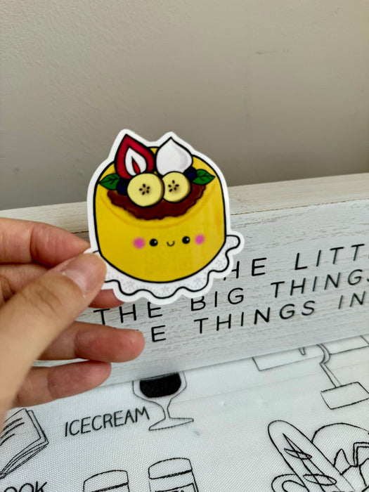 2.5” cheese cake sticker