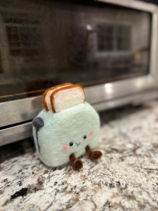 Retro Toaster Plush Fridge Magnet