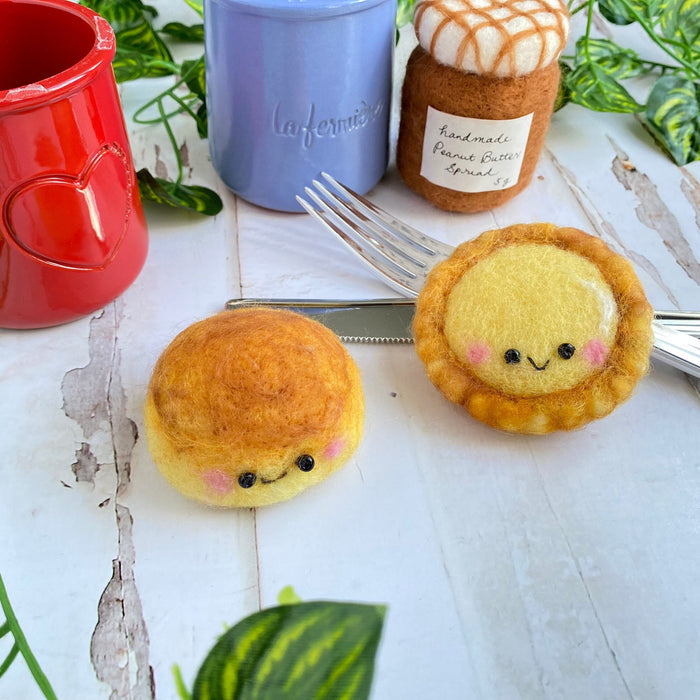 Fresh Bun Egg Tart Fridge Magnet
