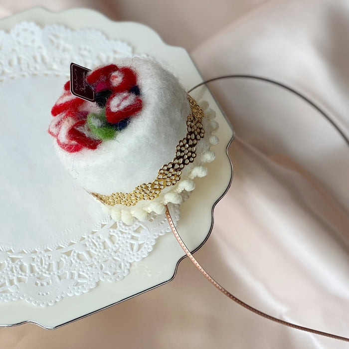 Strawberry Vanilla Cream Cake Party headband