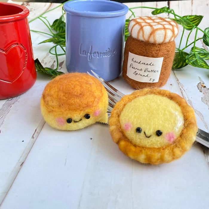 Fresh Bun Egg Tart Fridge Magnet