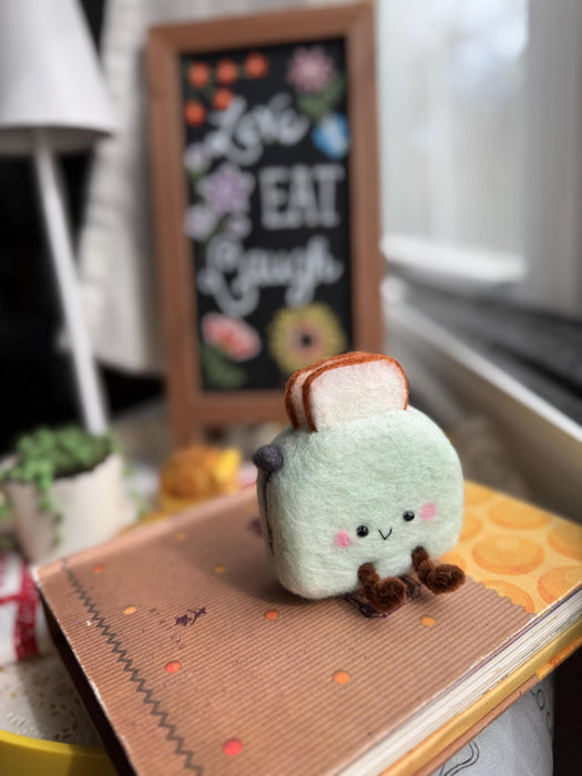Retro Toaster Plush Fridge Magnet