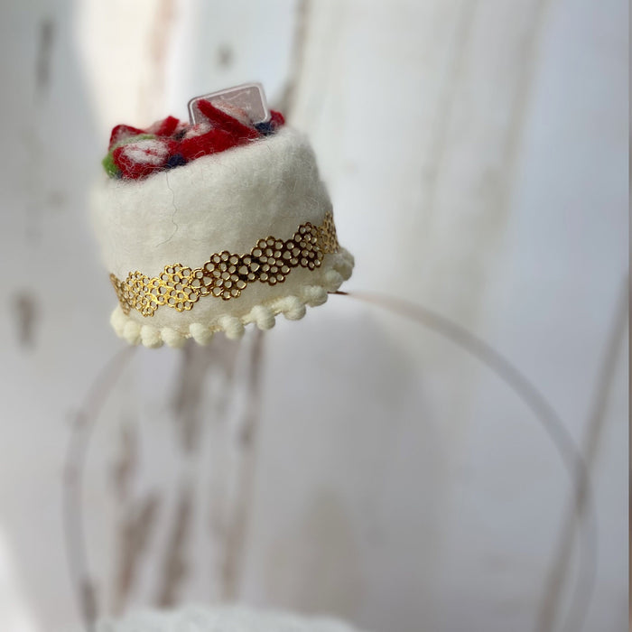 Strawberry Vanilla Cream Cake Party headband