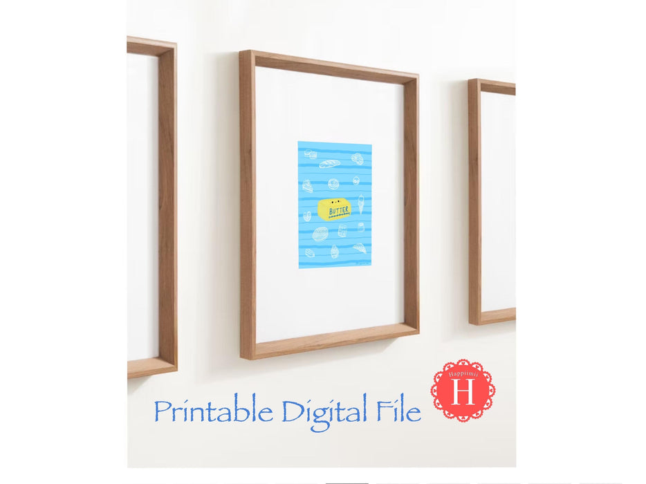 Butter Printable Digital Art