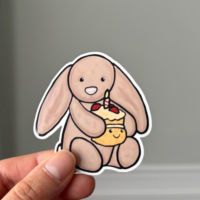 2.5” Plush Bunny Rabbit sticker