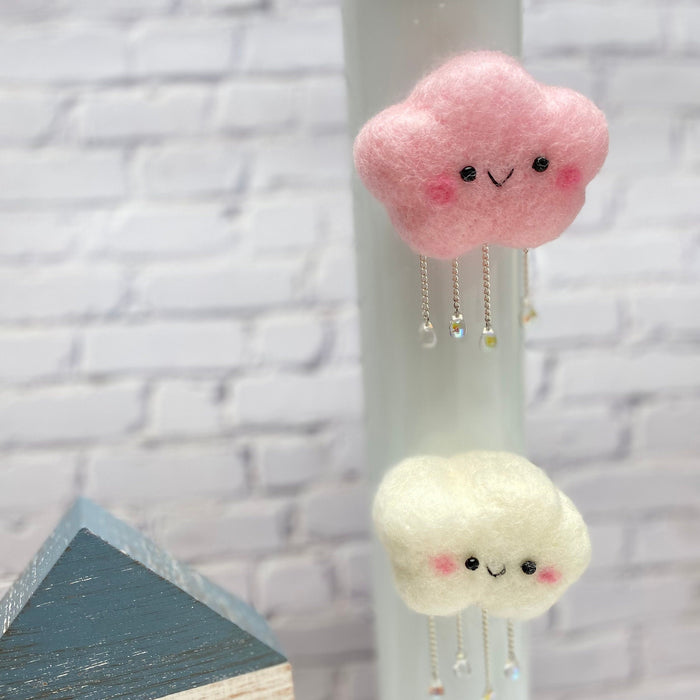 Smiling Cloud Fridge Magnet - Assorted colors