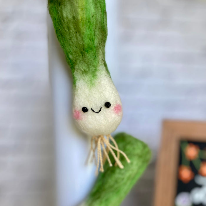 Green Scallion leek Fridge Magnet