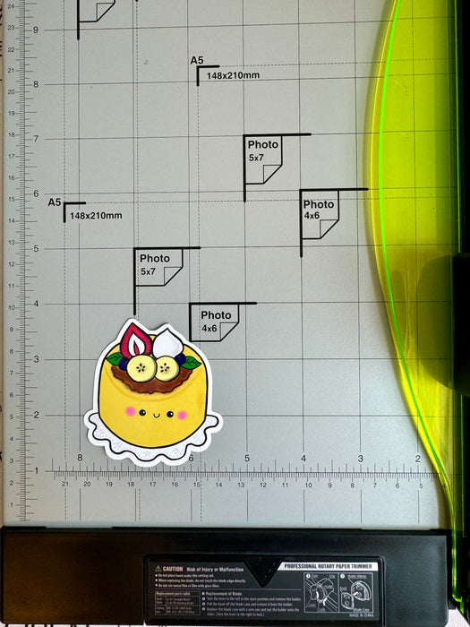 2.5” cheese cake sticker